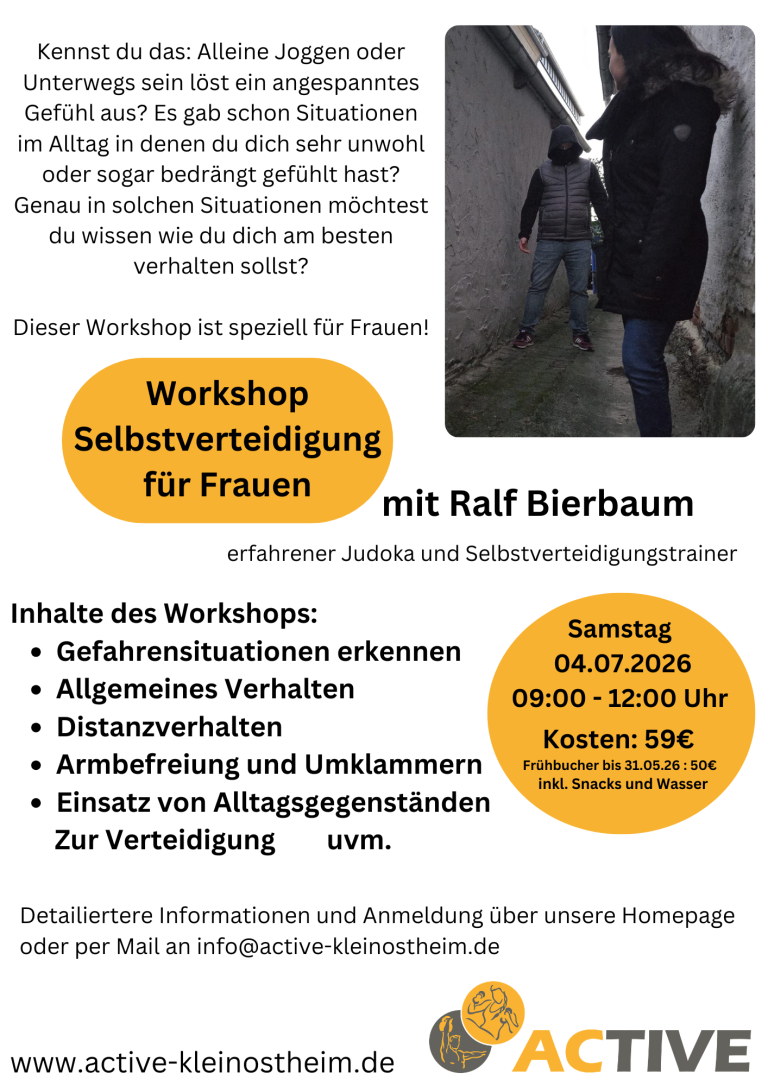 Selbstverteidigung für Frauen
